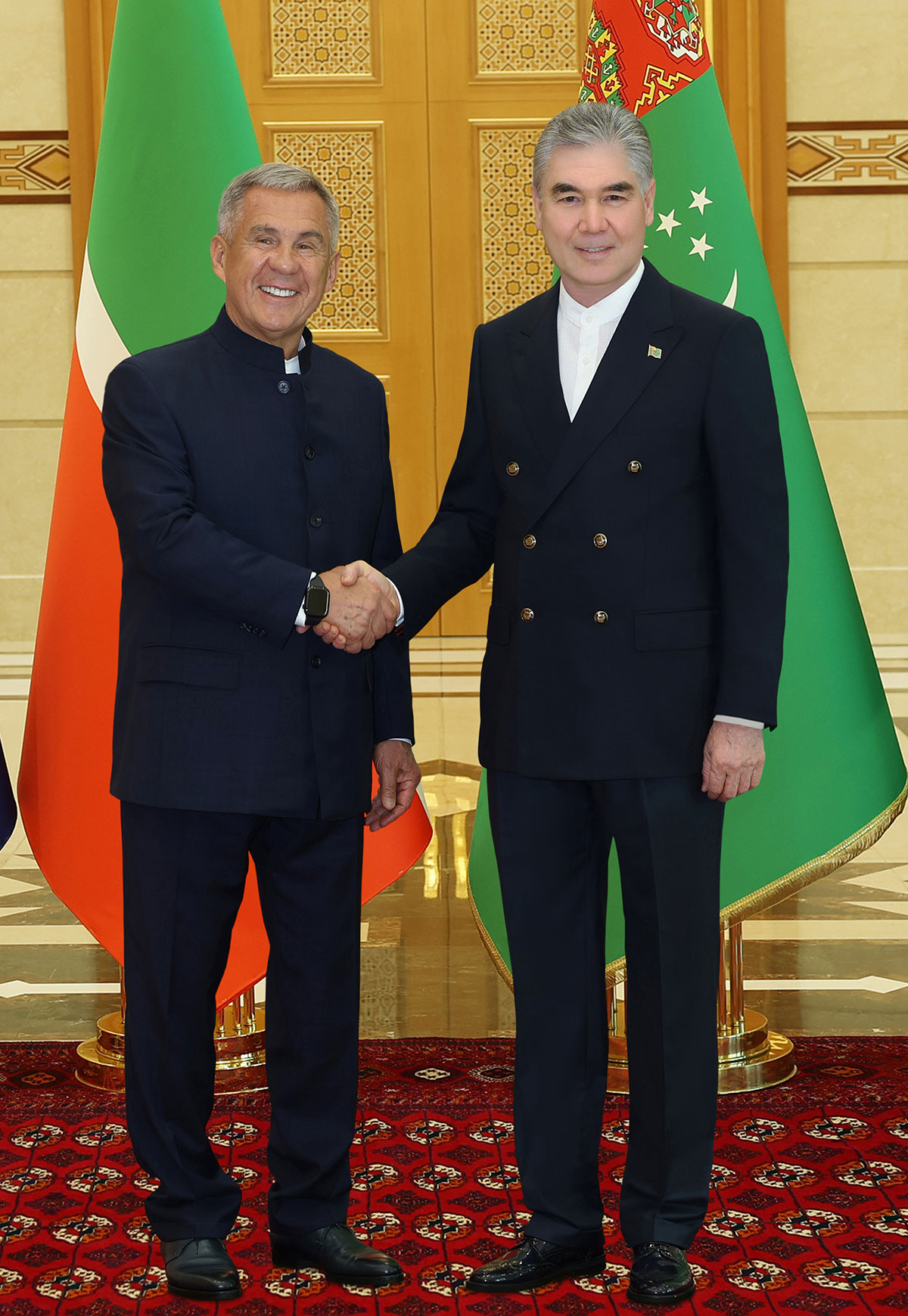 Meeting of the National Leader of the Turkmen People, Chairman of the Halk Maslahaty of Turkmenistan with the Head of the Republic of Tatarstan of the Russian Federation