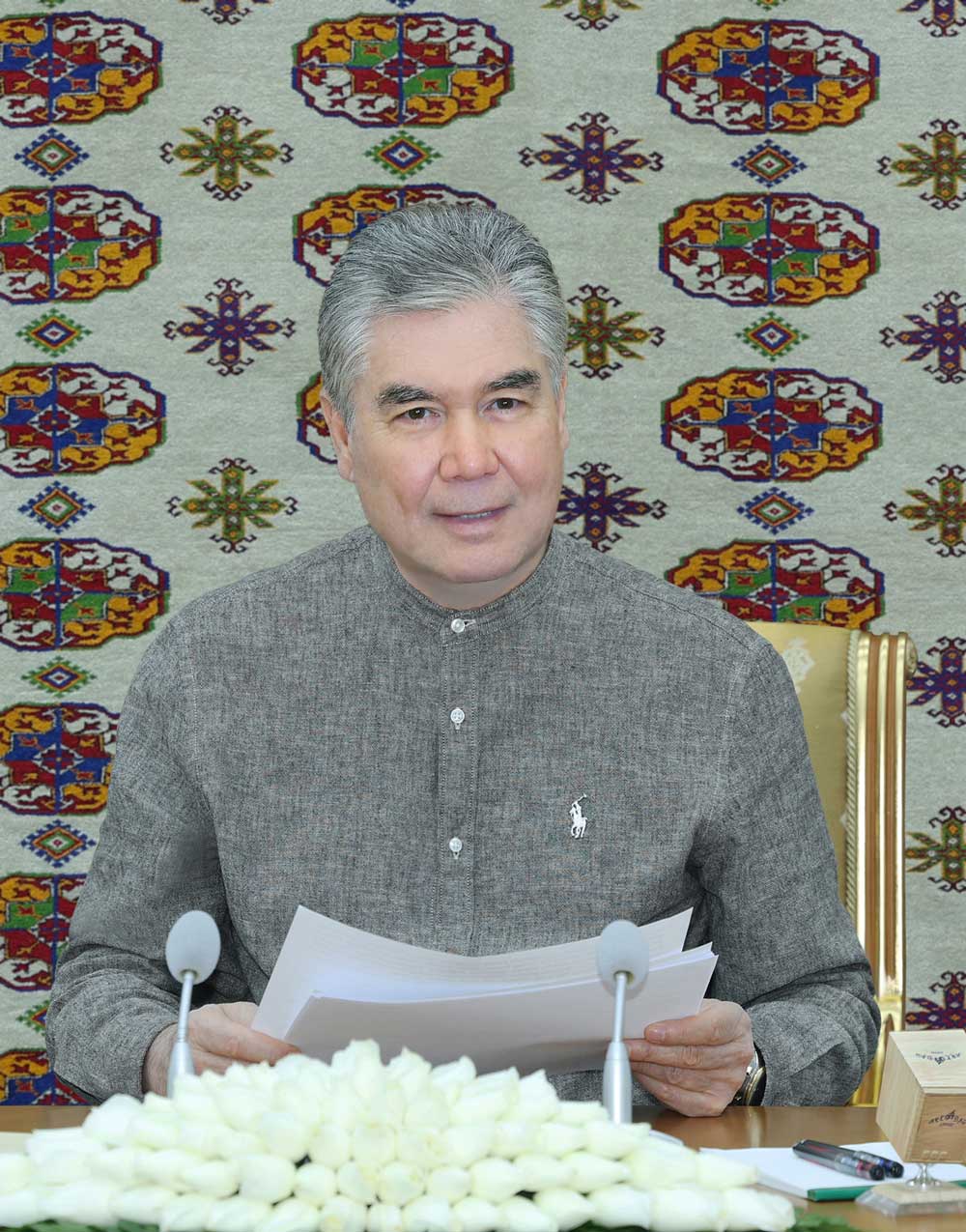 Национальный Лидер туркменского народа, Председатель Халк Маслахаты Туркменистана Герой-Аркадаг ознакомился с проектами новостроек второй очереди города Аркадаг