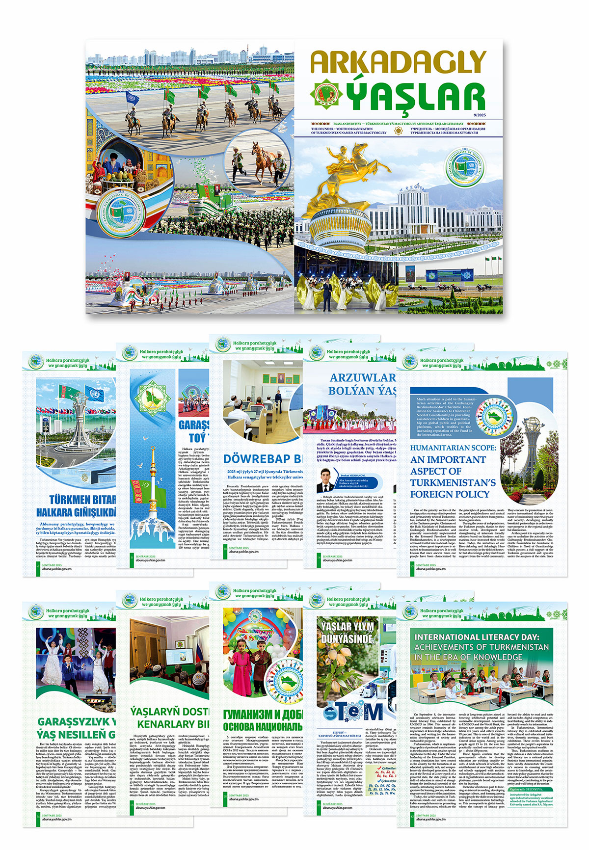 Вышел в свет новый номер журнала «Arkadagly Ýaşlar»