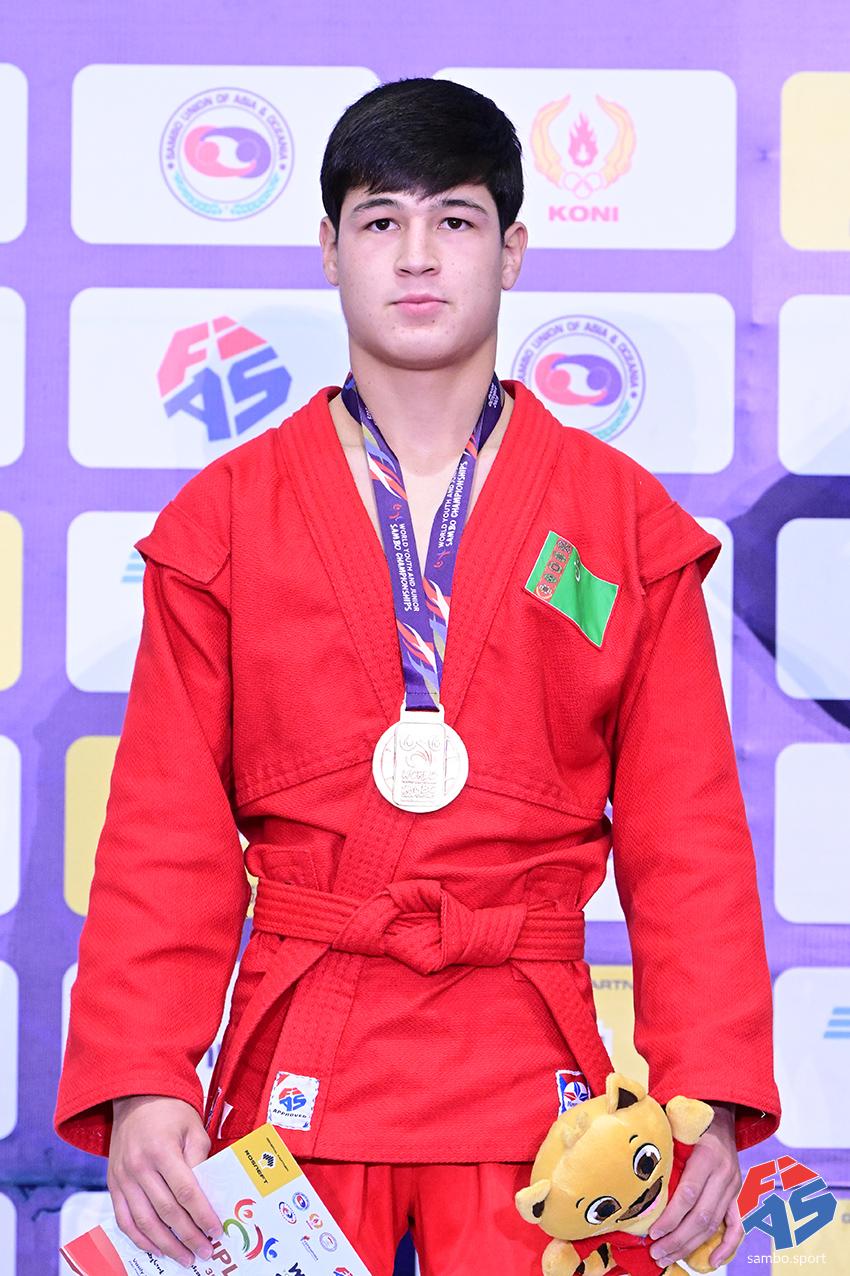 Turkmenistan's sambo wrestlers won eight medals at the World Youth Championships in Indonesia