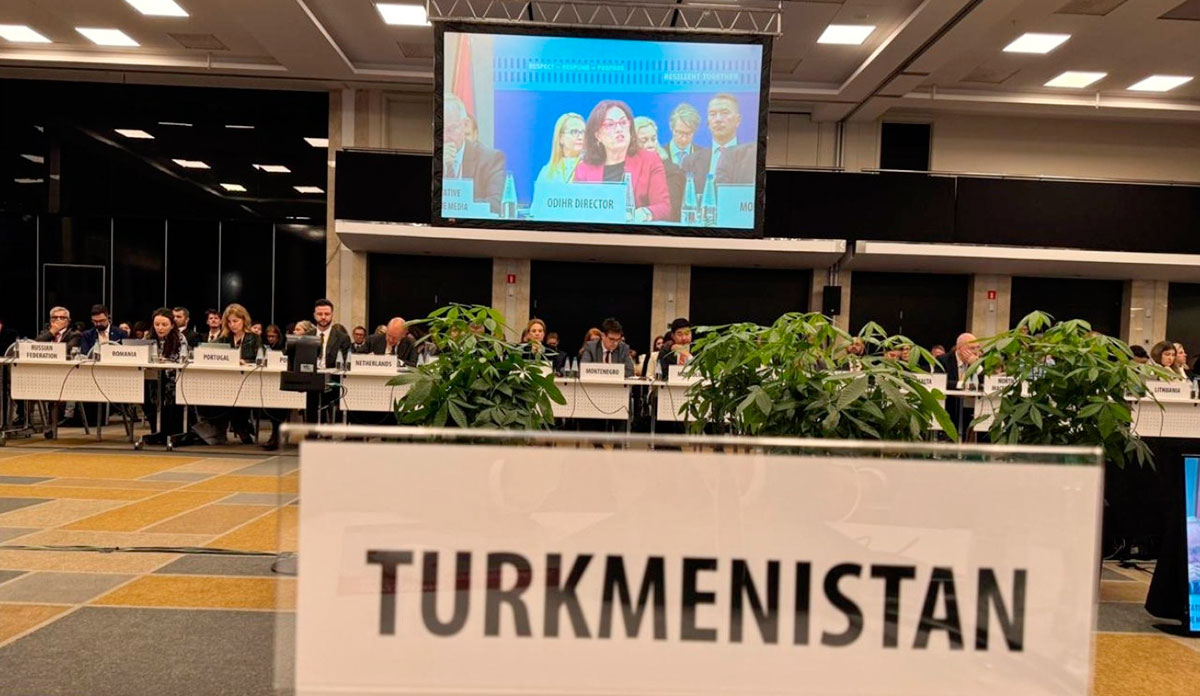 The delegation of Turkmenistan participated in the Warsaw Human Dimension Conference