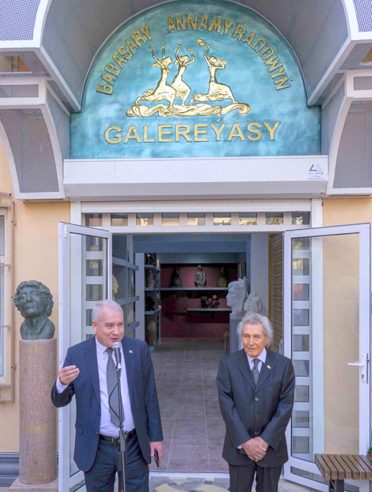 The gallery of Babasary Annamyradov welcomed its first visitors