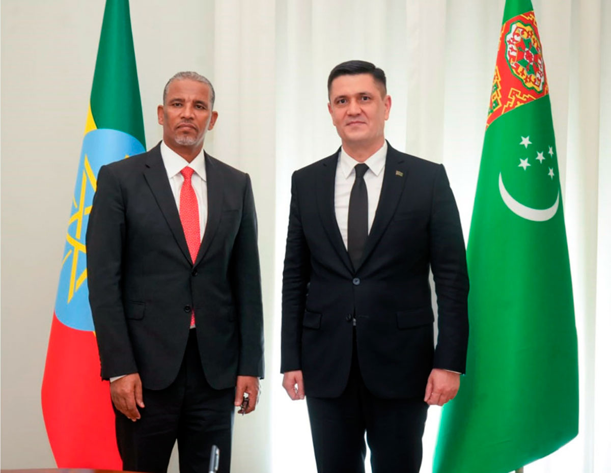 Ambassador of Turkmenistan presented his credentials to the President of Ethiopia