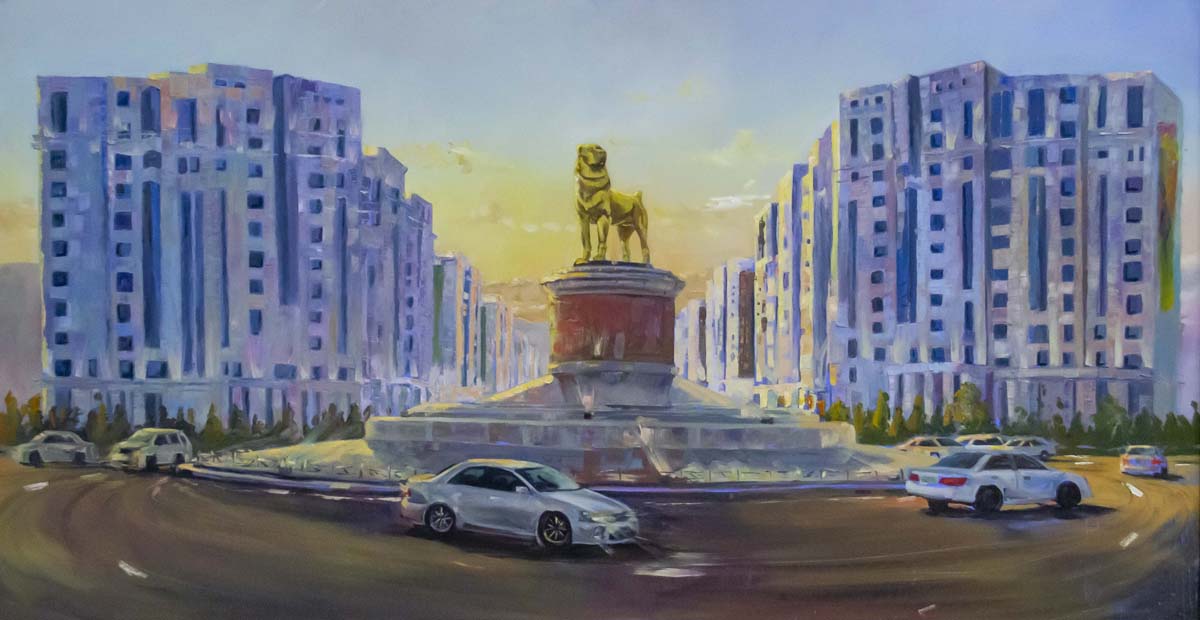 An exhibition of works by Turkmen artists dedicated to Alabay day