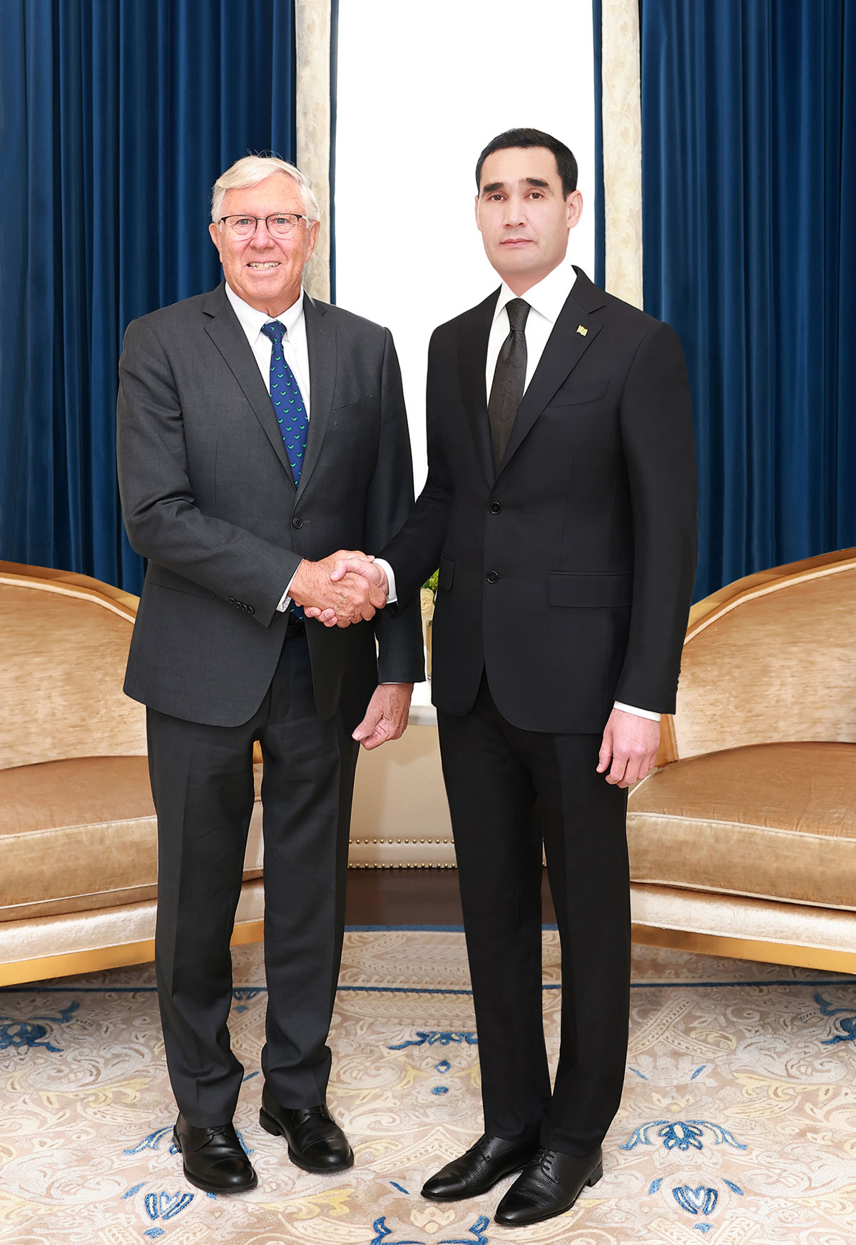 The President of Turkmenistan met with the CEO of Nicklaus Companies