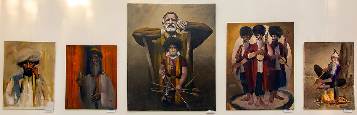 Художник Аннадурды Алмаммедов и 20 его учеников