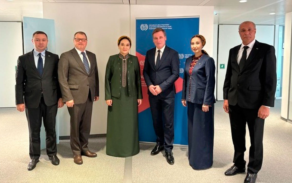 Делегация Туркменистана провела встречи с представителями МОТ в Женеве