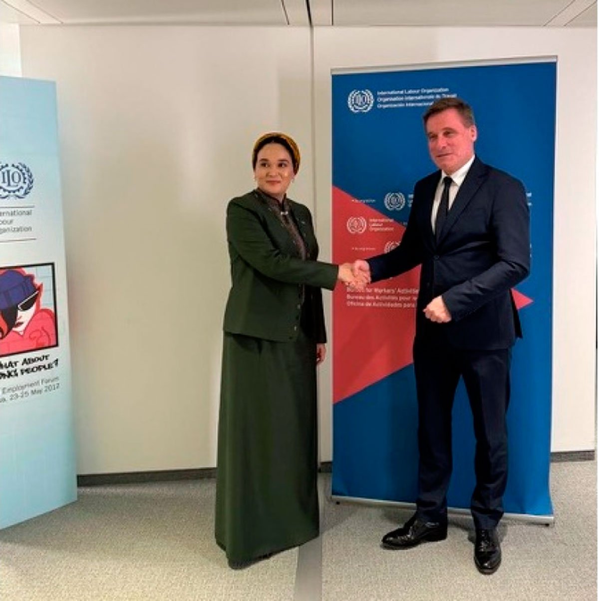 Делегация Туркменистана провела встречи с представителями МОТ в Женеве