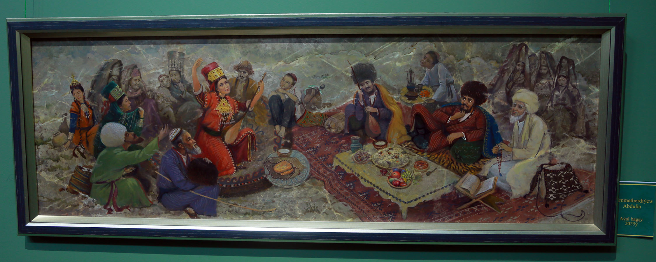 Türkmen miniatýura sungatynyň sergisi öz köpdürlüligi bilen geň galdyrýar