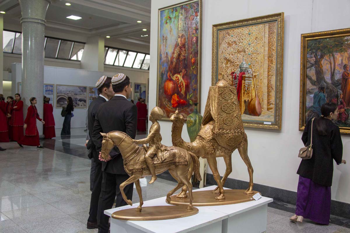 Türkmenistanyň Döwlet çeperçilik akademiýasynyň talyplary täze zehinleri bilen tapawutlandylar