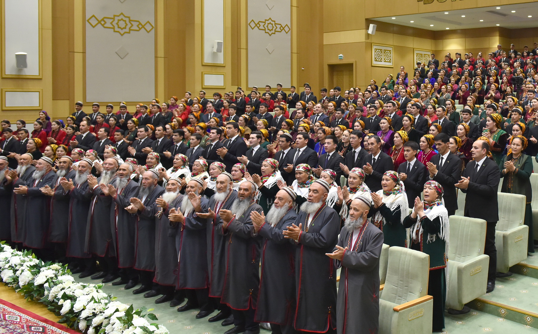 New book by the President of Turkmenistan presented at the Center of Public Organizations in Ashgabat