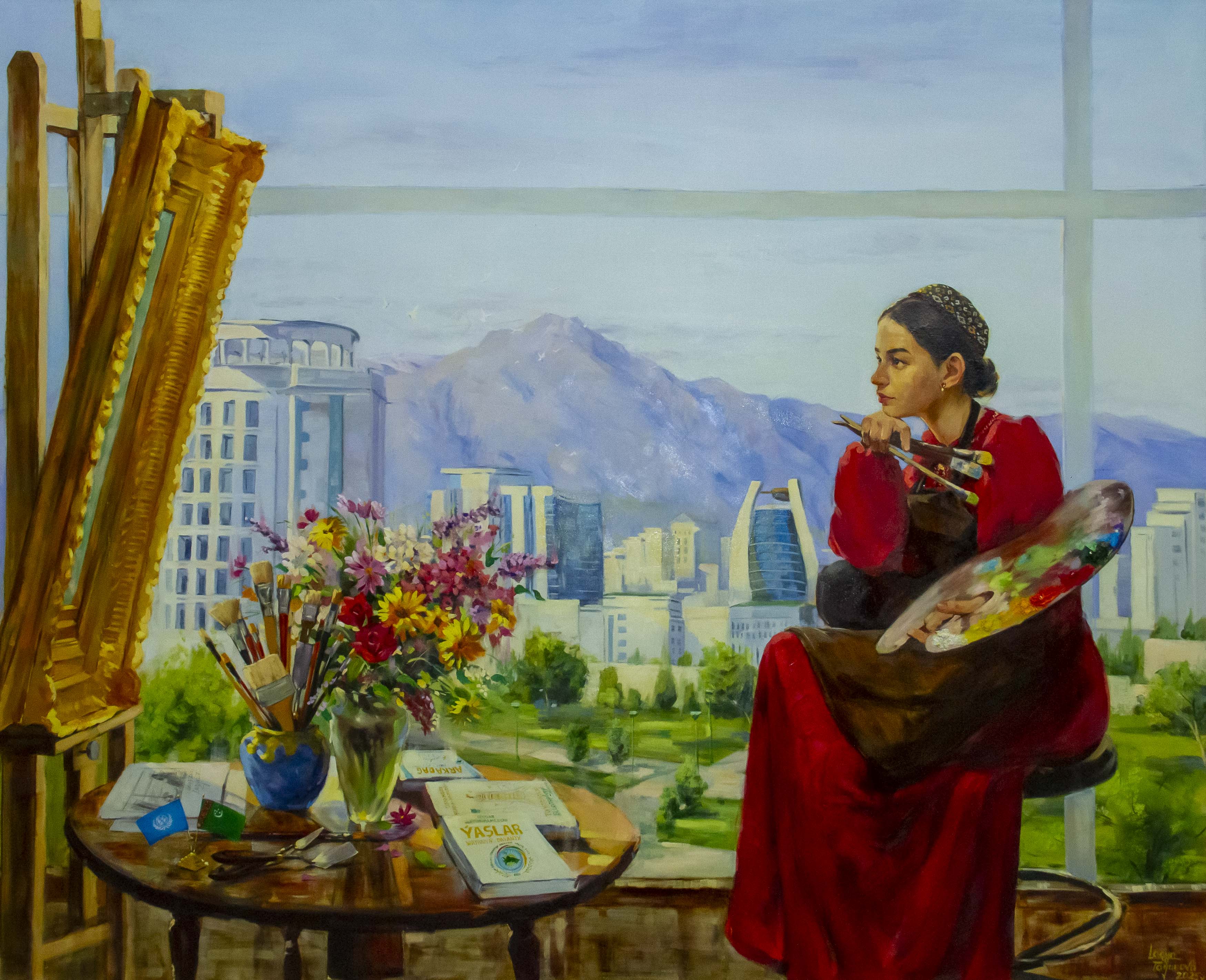 An exhibition of artists has opened – towards the neutrality of the country