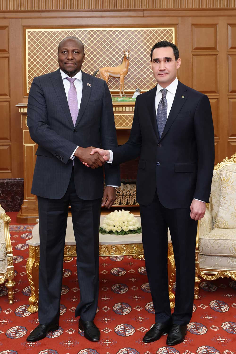 Meeting of the President of Turkmenistan with the Prime Minister of the Kingdom of Eswatini