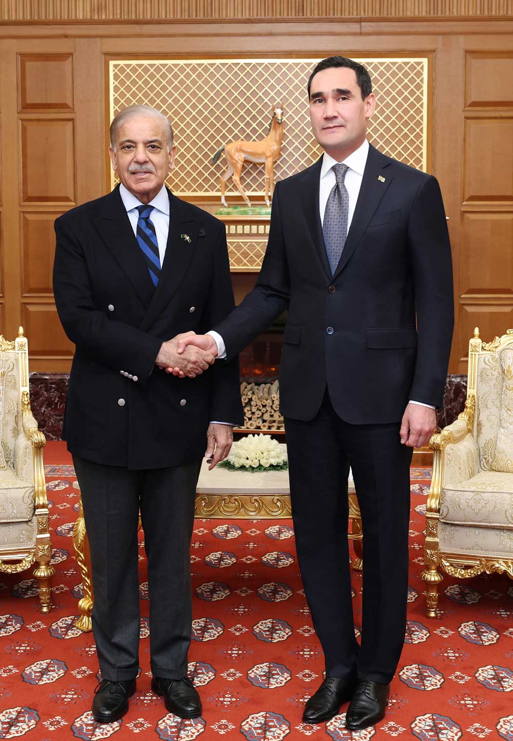 Meeting of the President of Turkmenistan with the Prime Minister of the Islamic Republic of Pakistan