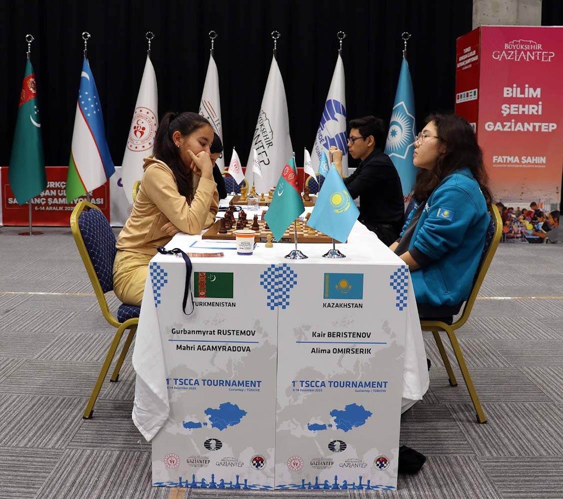 Turkmen chess players take part in the first championship among Turkic countries