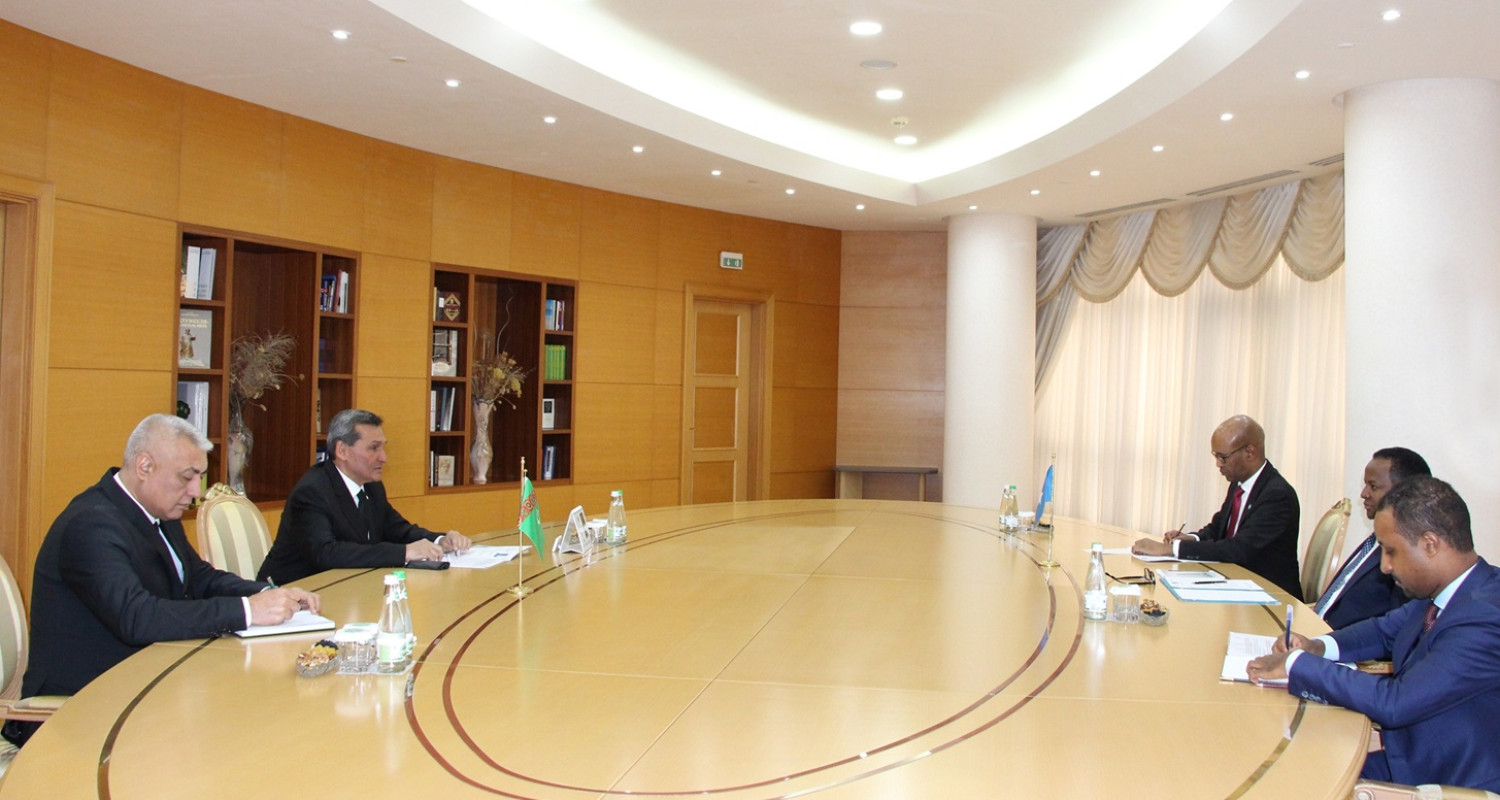 Министры иностранных дел Туркменистана и Федеративной Республики Сомали обсудили перспективы сотрудничества