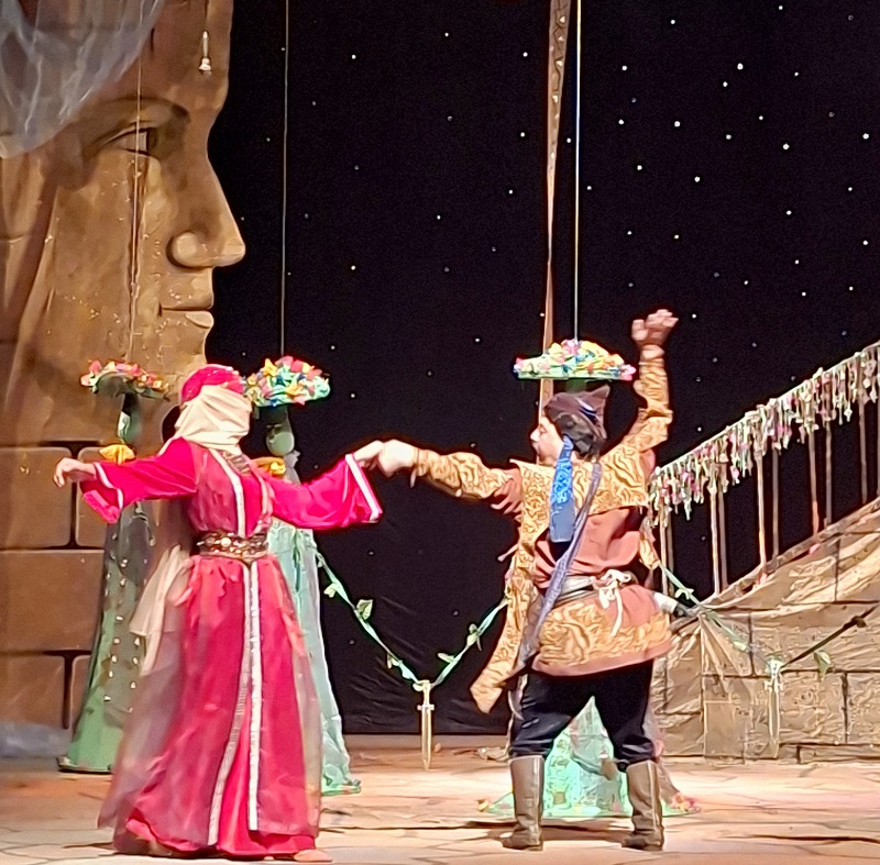 A performance based on work of Mérimée was presented at the Mary velayat theatre