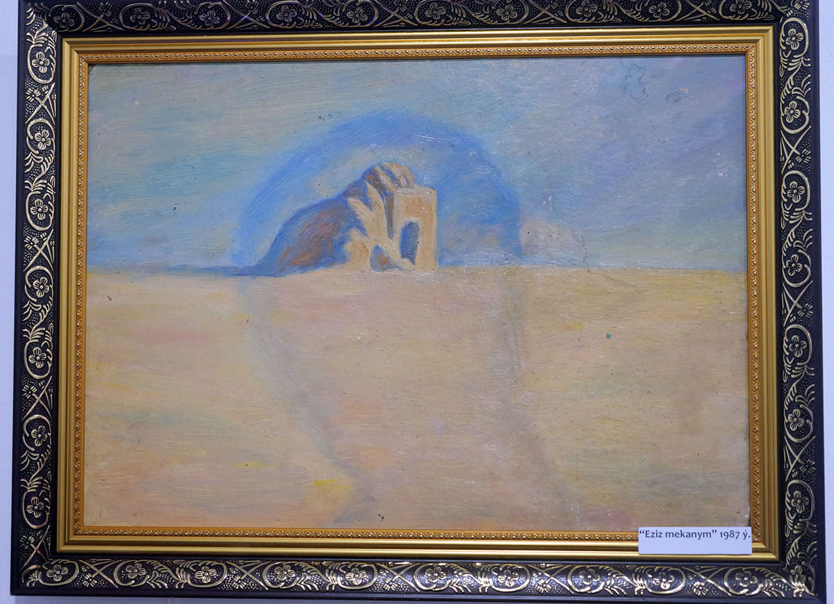 Türkmen suratkeşi Röwşen Annanyýazowyň ýadygärligine bagyşlanan sergi