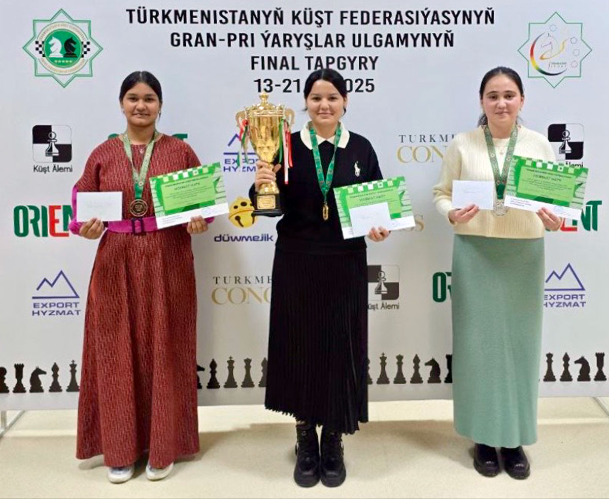Leyla Shohradova and Amanmuhammet Hommadov won the Grand-prix of the Chess Federation of Turkmenistan