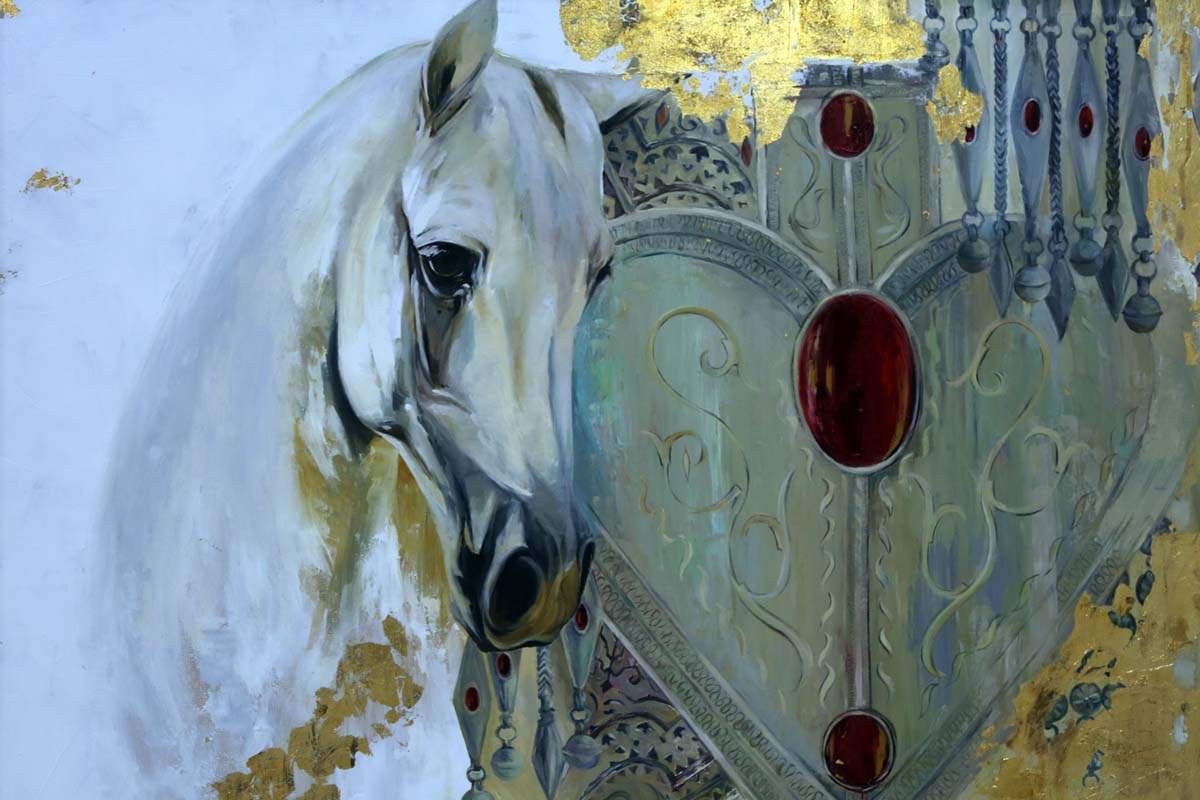 Türkmen suratkeşleriniň ganatly bedewlere bagyşlanan eserleriniň sergisi