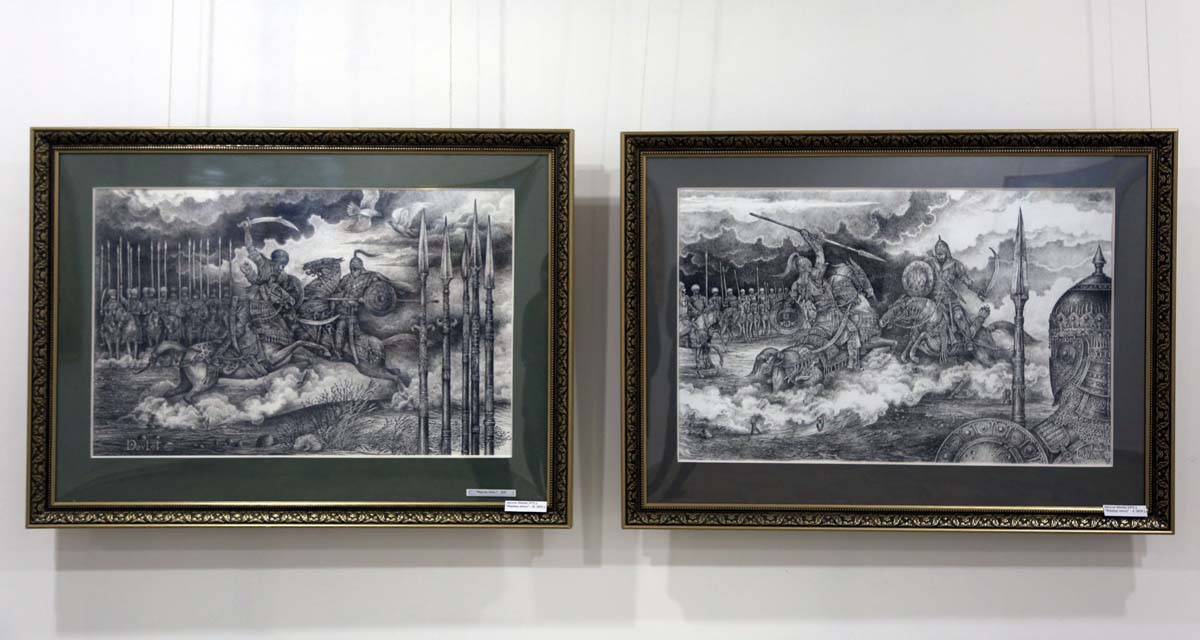 Türkmen suratkeşleriniň ganatly bedewlere bagyşlanan eserleriniň sergisi