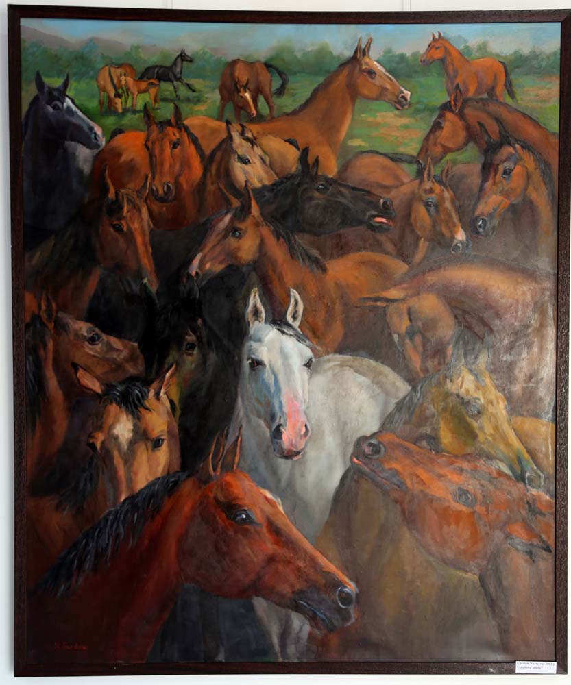 Türkmen suratkeşleriniň ganatly bedewlere bagyşlanan eserleriniň sergisi