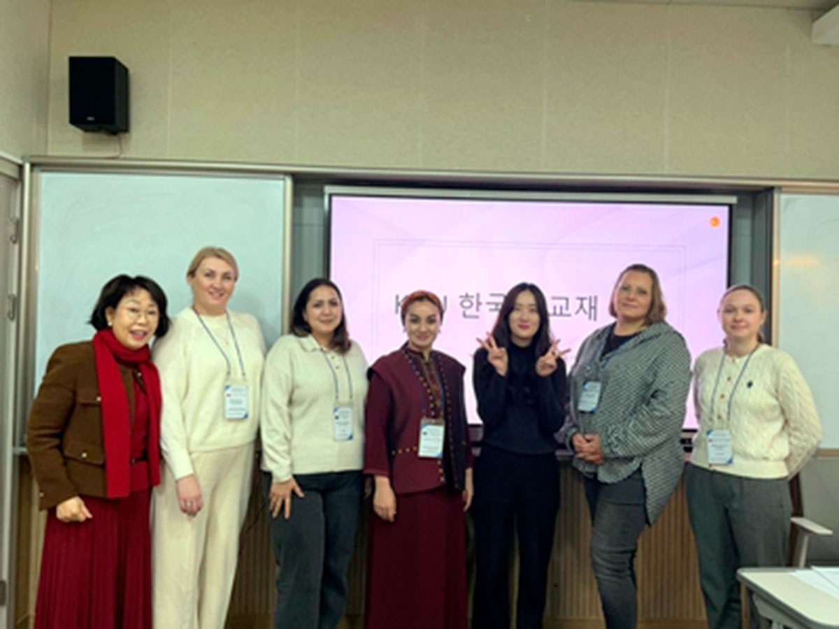 A teacher from Turkmenistan is improving his qualifications in Korea