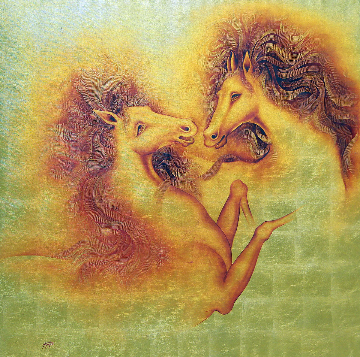 Два независимых взгляда на красоту ахалтекинского скакуна