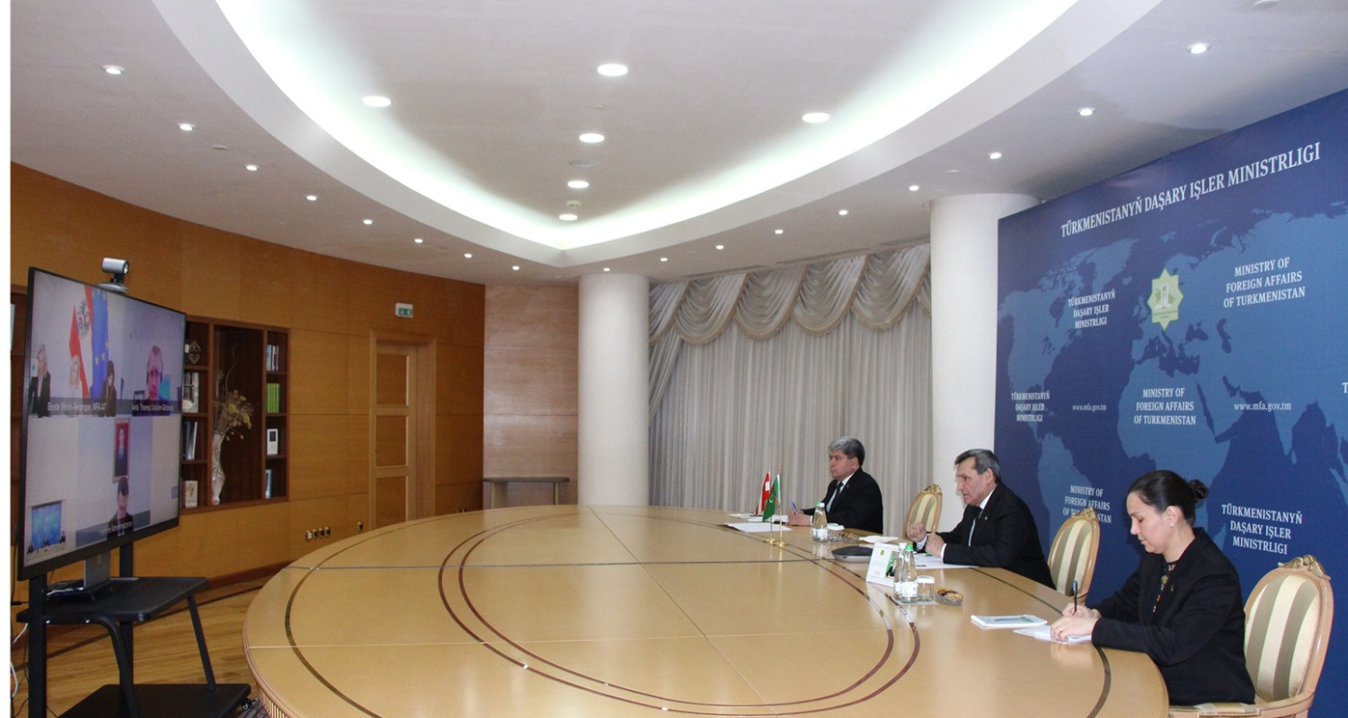 Türkmenistanyň we Awstriýa Respublikasynyň daşary syýasat edaralarynyň ýolbaşçylarynyň arasynda gepleşikler geçirildi