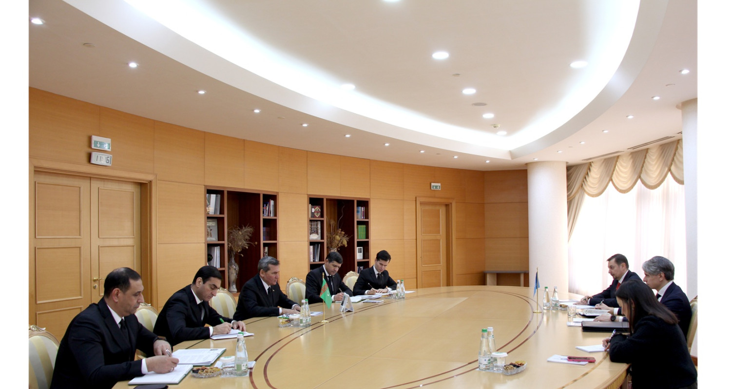 BMG-niň Ýewropa ykdysady komissiýasynyň (UNECE) Ýerine ýetiriji sekretarynyň orunbasary bilen duşuşyk geçirildi