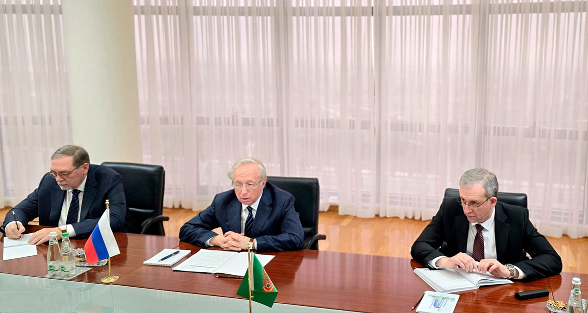 Türkmen-rus hyzmatdaşlygynyň ileri tutulýan ugurlary ara alnyp maslahatlaşyldy