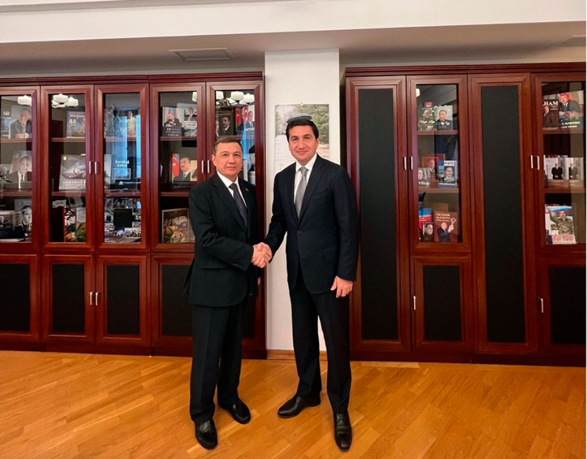 Türkmen-azerbaýjan hyzmatdaşlygyny pugtalandyrmagyň meseleleri ara alnyp maslahatlaşyldy