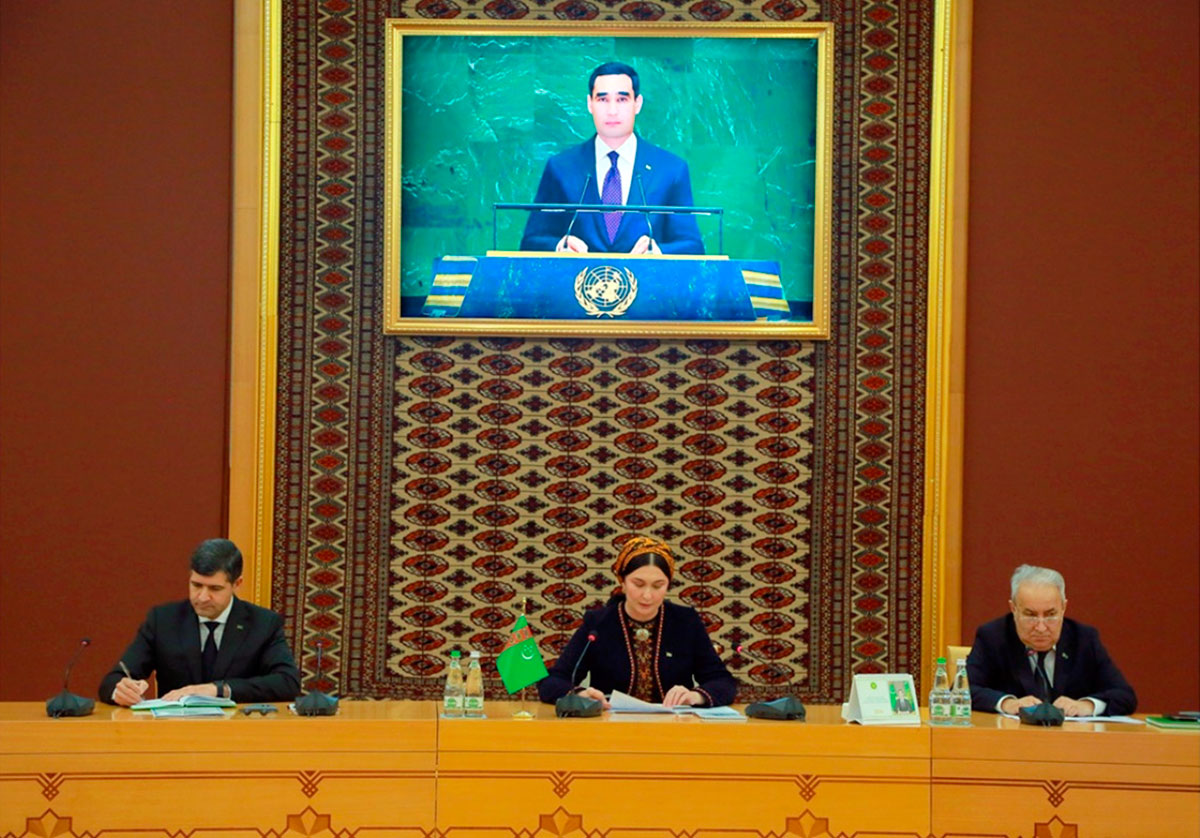 В МИД Туркменистана состоялся брифинг, посвященный сотрудничеству Туркменистана с ФАО