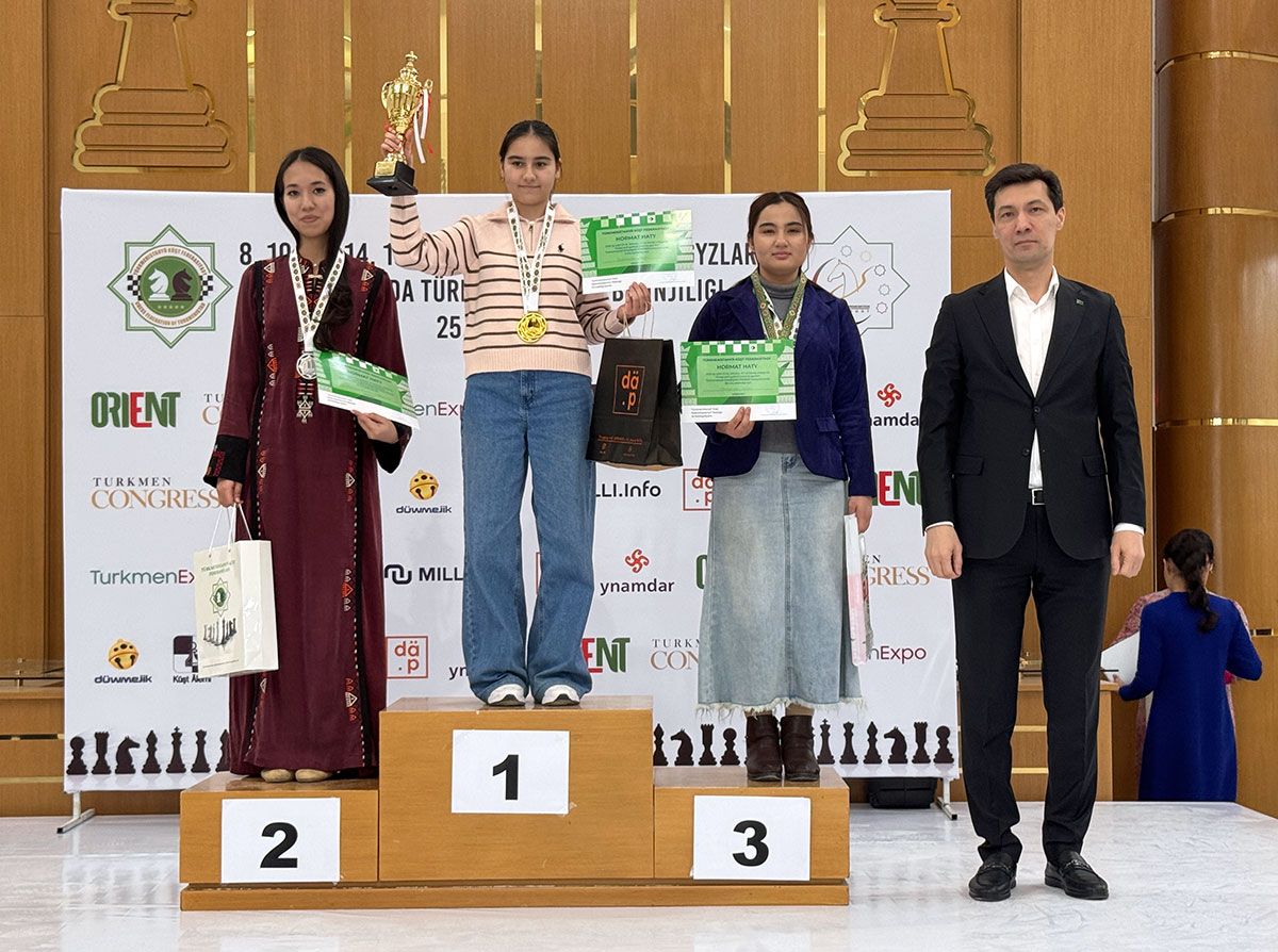 В Туркменистане подведены итоги детско-юношеского чемпионата по шахматам