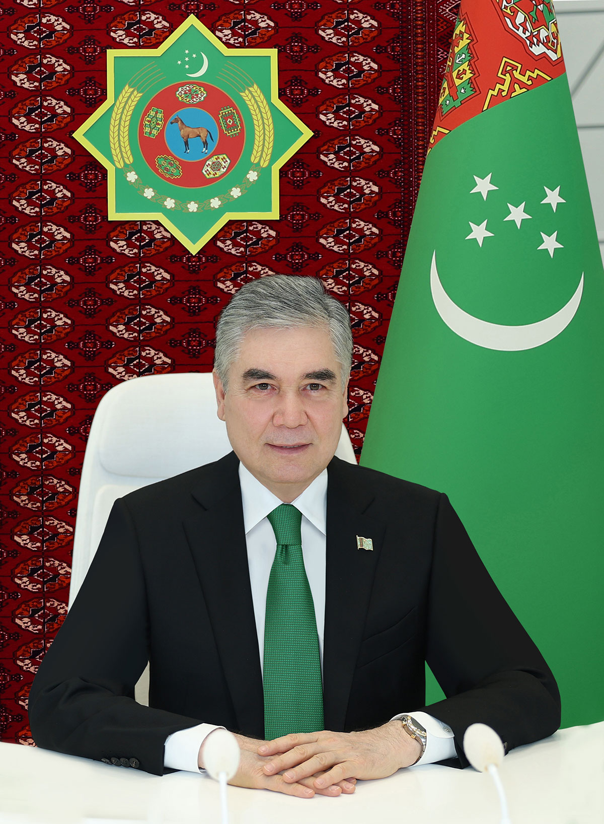 Türkmen halkynyň Milli Lideri, Türkmenistanyň Halk Maslahatynyň Başlygynyň Azerbaýjan Respublikasynyň Prezidentine hem-de Ermenistan Respublikasynyň Premýer-ministrine halkara baýragynyň gowşurylmagy mynasybetli sanly ulgam arkaly gutlagy