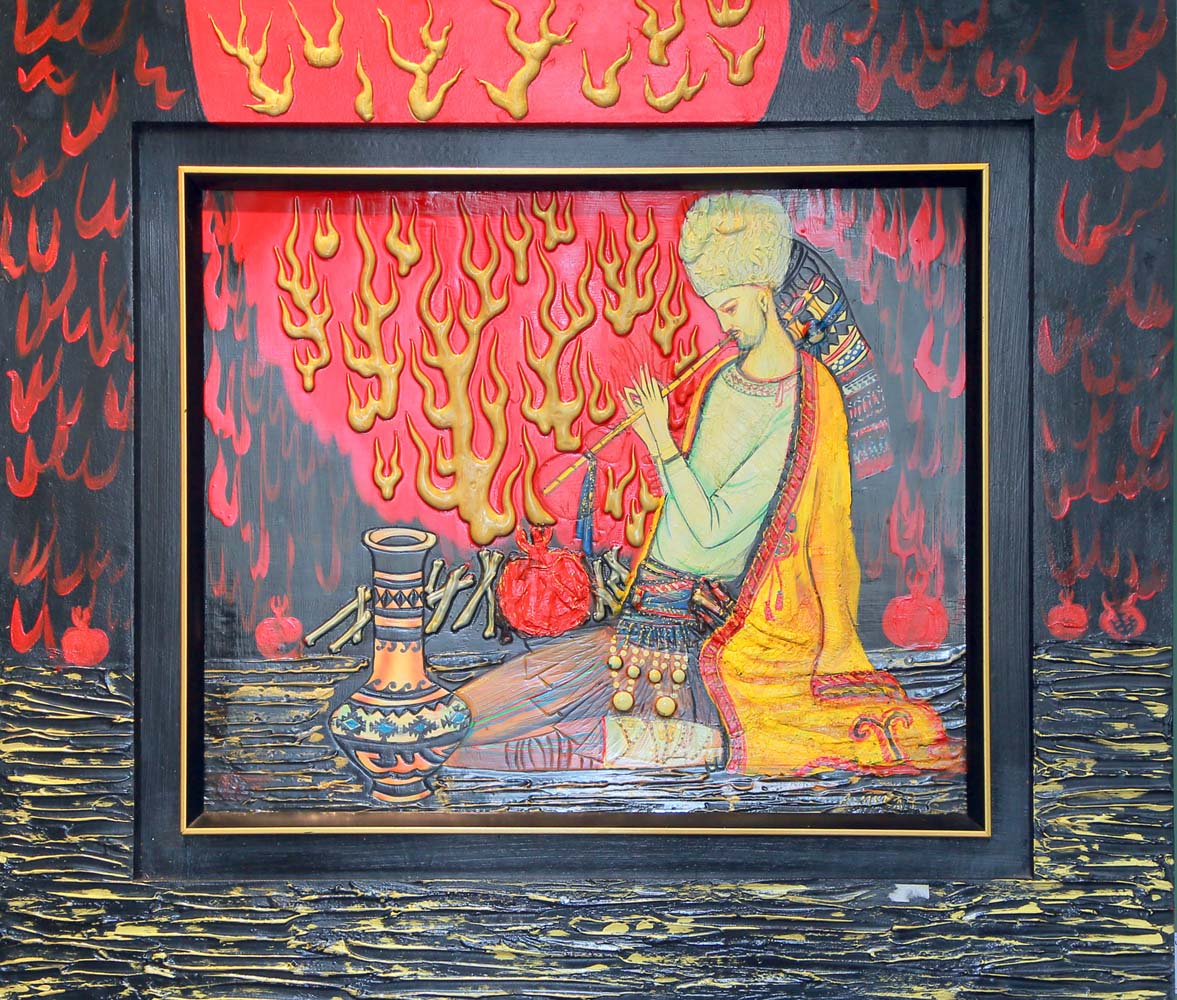 The Eastern palette of Turkmen artists invites the viewer into a dialogue