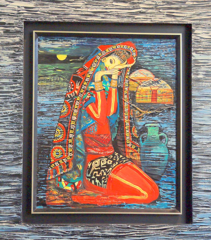 The Eastern palette of Turkmen artists invites the viewer into a dialogue