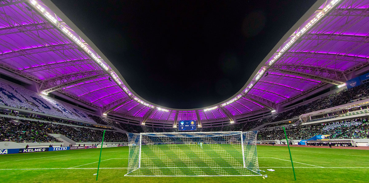 «Arkadag» we «Al-Nassr» futbol toparlary duşuşdy