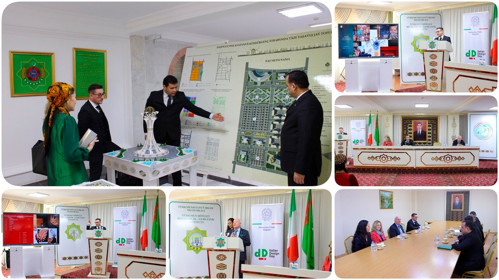 Представители итальянской компании «IDOGI» посетили архитектурно-строительный вуз Туркменистана