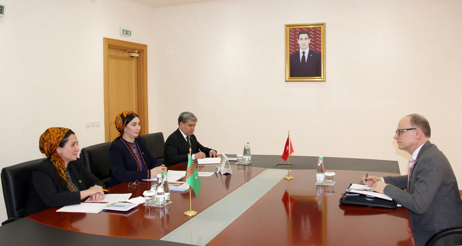 Türkmenistanyň Daşary işler ministriniň orunbasarynyň Şweýsariýanyň Ilçisi bilen duşuşygy barada