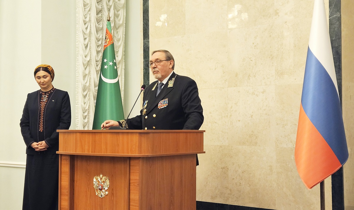 В Ашхабаде прошел торжественный прием в честь Дня дипломатического работника России