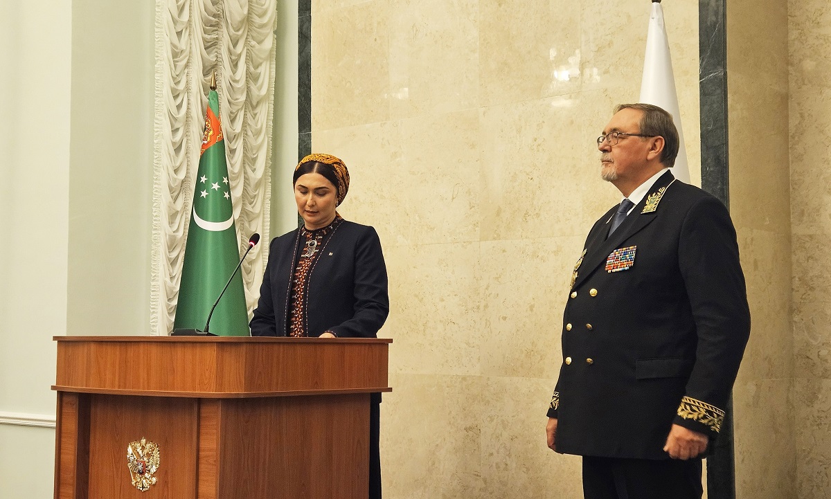 В Ашхабаде прошел торжественный прием в честь Дня дипломатического работника России