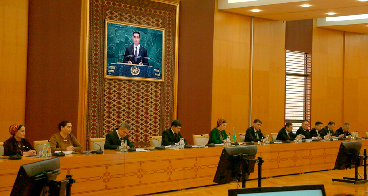 Briefing on cooperation between Turkmenistan and the European Union held at the MFA of Turkmenistan