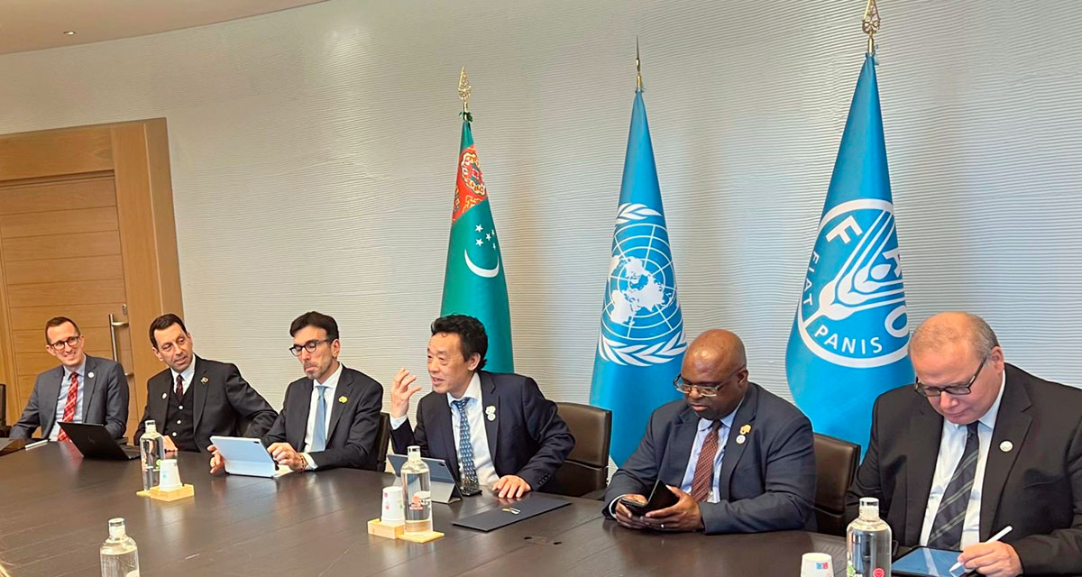 Встреча с Генеральным директором Продовольственной и сельскохозяйственной Организации Объединённых Наций