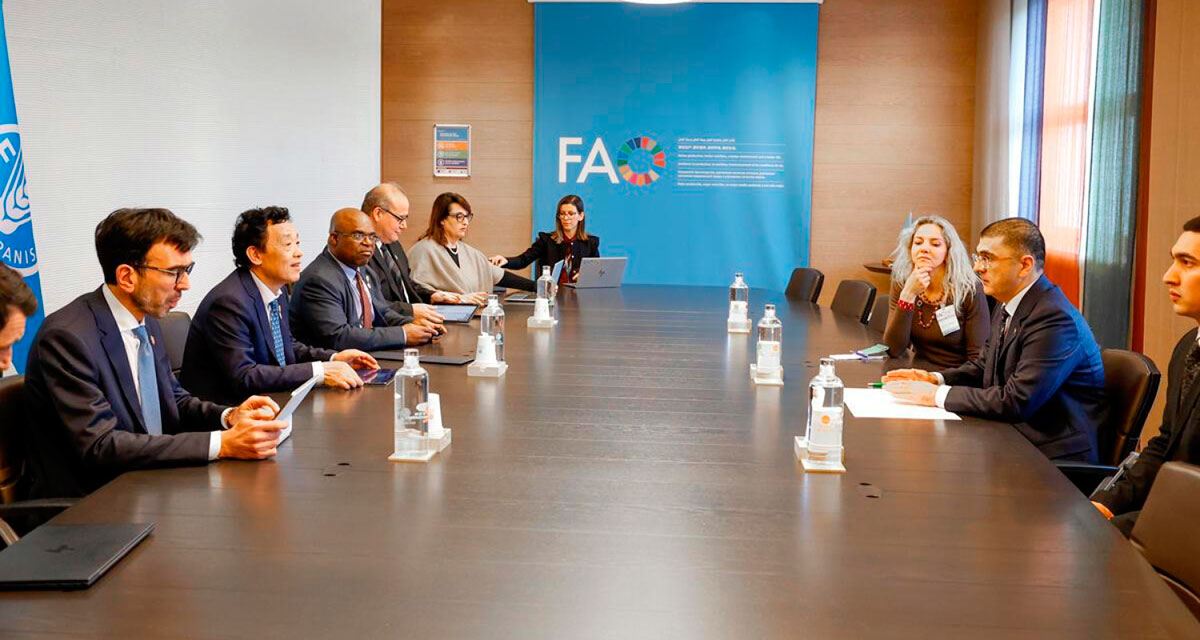 Встреча с Генеральным директором Продовольственной и сельскохозяйственной Организации Объединённых Наций