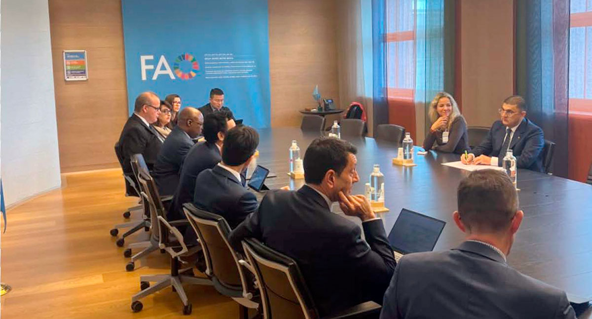 Встреча с Генеральным директором Продовольственной и сельскохозяйственной Организации Объединённых Наций
