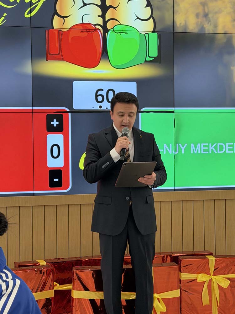 Balkanabatda zehinli ýaşlaryň intellektual bäsleşigi geçirildi