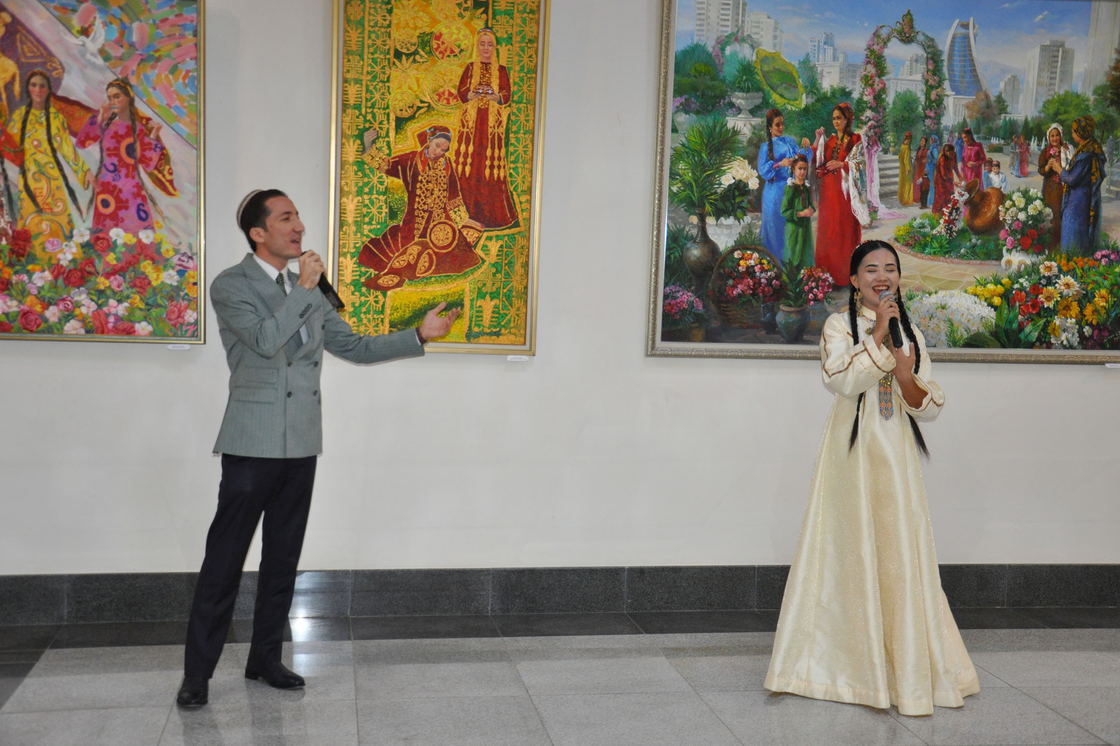 “Sungat äleminiň bahary” exhibition opened at the State Academy of Arts of Turkmenistan