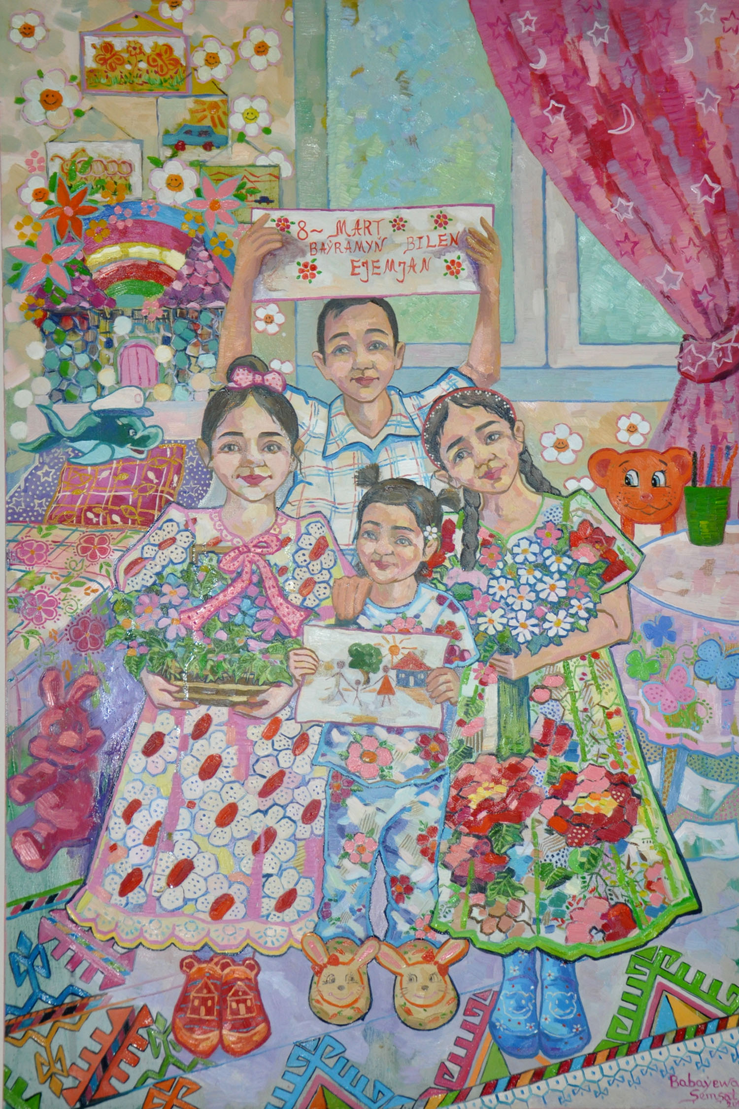 “Sungat äleminiň bahary” exhibition opened at the State Academy of Arts of Turkmenistan