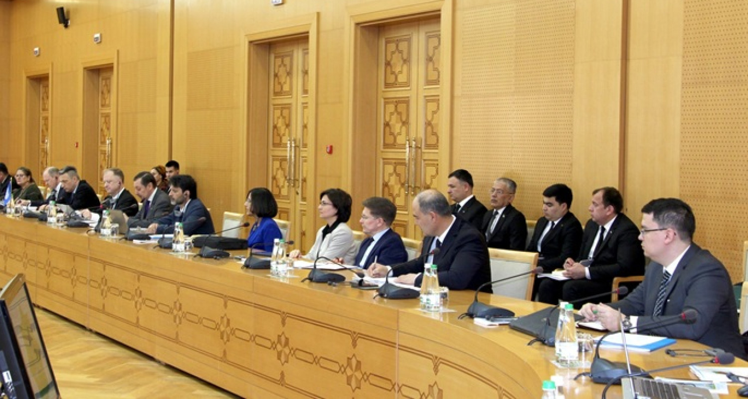 Türkmenistanyň DIM-de Halkara Zähmet Guramasynyň wekilleriniň gatnaşmagynda pudagara tegelek stol maslahaty geçirildi